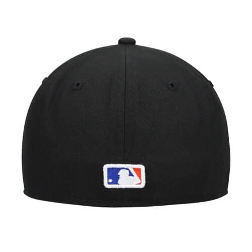 New Era 59Fifty New York Mets Alternate Youth Authentic Collection On Field Fitted Hat Black Back