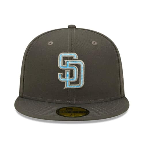 New Era 59Fifty San Diego Padres Father's Day 2022 Fitted Hat Graphite Front