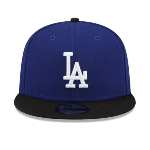 New Era 9Fifty Los Angeles Dodgers City Connect Snapback Hat Dark Royal Blue Front