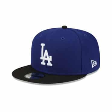 New Era 9Fifty Los Angeles Dodgers City Connect Snapback Hat Dark Royal Blue Left Front