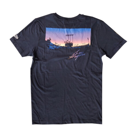 New Era Los Angeles Dodgers Stadium Short Sleeve T-Shirt Navy New Era Los Angeles Dodgers Stadium Short Sleeve T-Shirt Navy Back