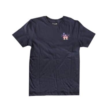 New Era Los Angeles Dodgers Stadium Short Sleeve T-Shirt Navy Front