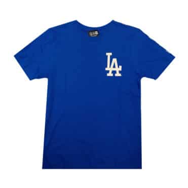 New Era Los Angeles Dodgers World Series 2020 Short Sleeve T-Shirt Dark Royal Blue Front