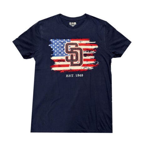 New Era San Diego Padres July 4th 2022 Short Sleeve T-Shirt Navy New Era San Diego Padres 4th July 2022 Short Sleeve T-Shirt