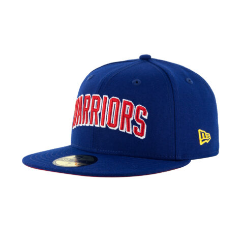 New Era x BC 59Fifty Golden State Warriors Jersey Logo Dark Royal Blue Red White Fitted Hat 1
