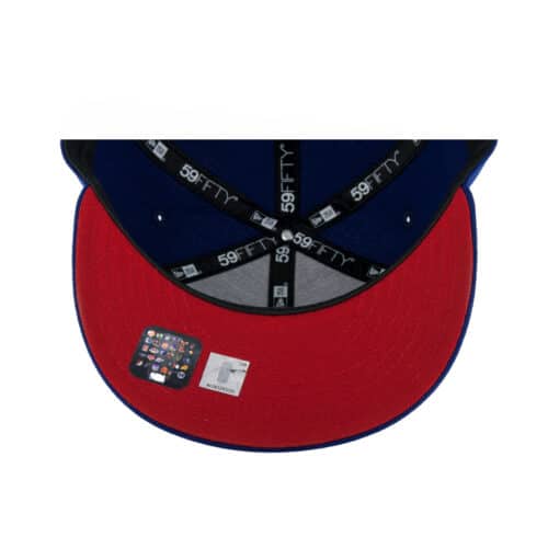 New Era x BC 59Fifty Golden State Warriors Jersey Logo Dark Royal Blue Red White Fitted Hat 5