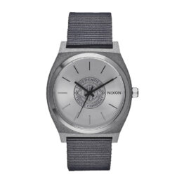 Nixon x Independent Time Teller All Silver Front