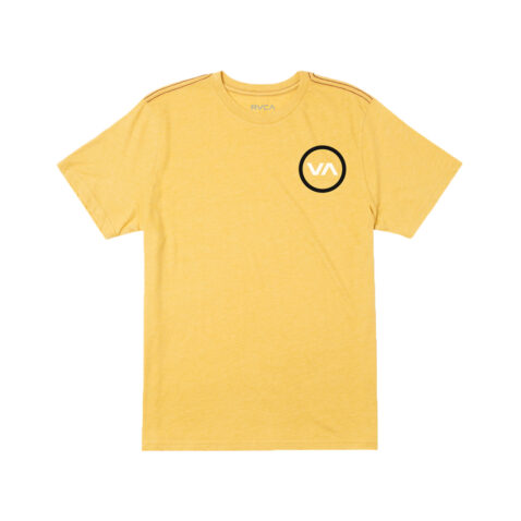 RVCA VA Mod Short Sleeve T-Shirt Vintage Gold 1