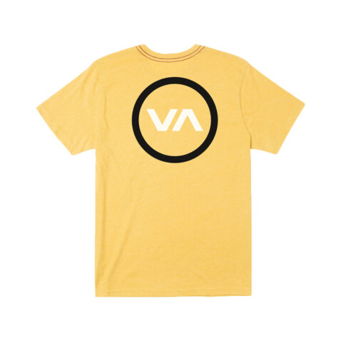 RVCA VA Mod Short Sleeve T-Shirt Vintage Gold 2