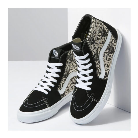 Vans Sk8-Hi Tapestry Black Bone White