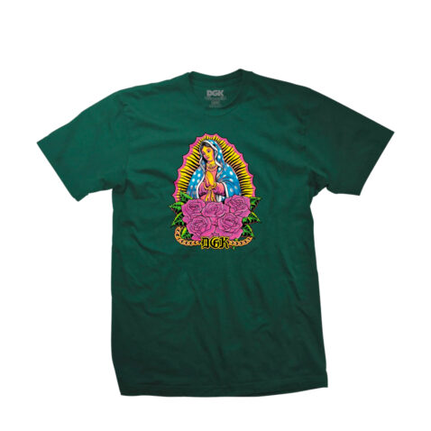 DGK Day-Glo Short Sleeve T-Shirt Forest Green