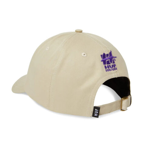 HUF x Hulk Blast 6 Panel Strapback Hat Sand Back