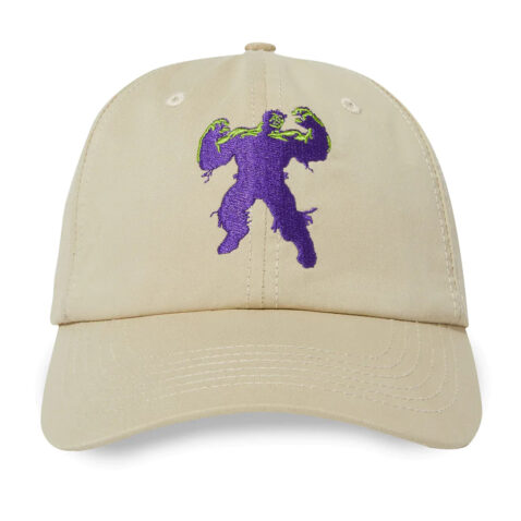 HUF x Hulk Blast 6 Panel Strapback Hat Sand Front