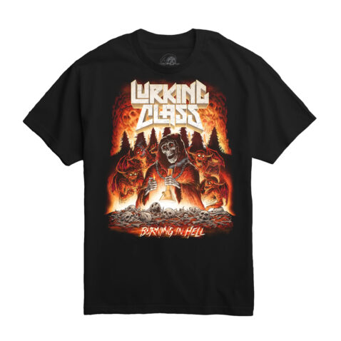 Lurking Class x Stikker Burn Short Sleeve T-Shirt Black