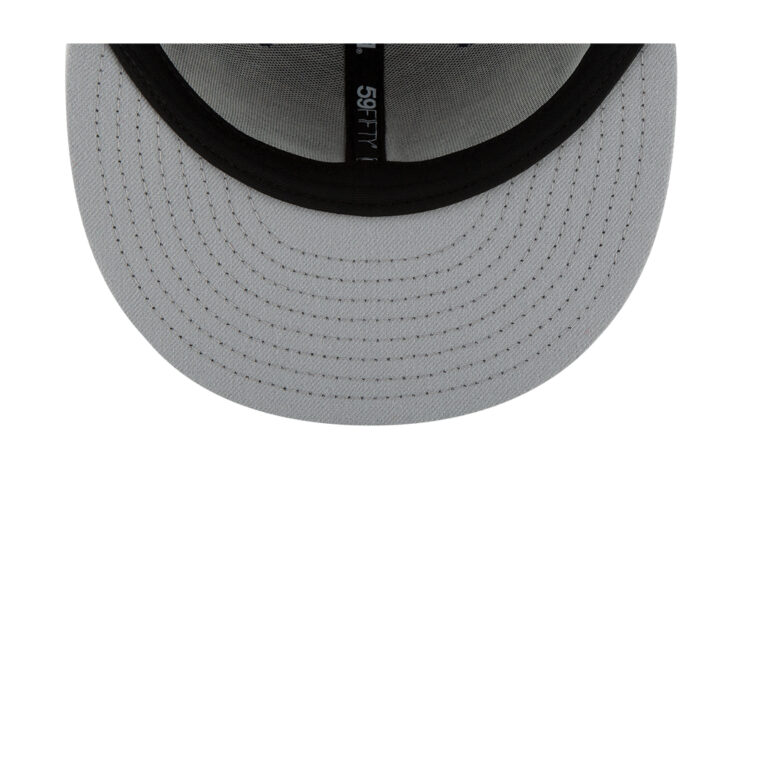 New Era 59Fifty Boston Red Sox Fitted Hat Black Black White Undervisor New Era 59Fifty Boston Red Sox Fitted Hat Black Black White Undervisor
