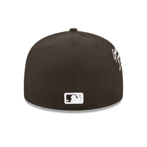 New Era 59Fifty Chicago White Sox Cloud Icon Fitted Hat Black Back