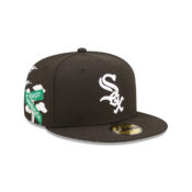 New Era 59Fifty Chicago White Sox Cloud Icon Fitted Hat Black Right Front