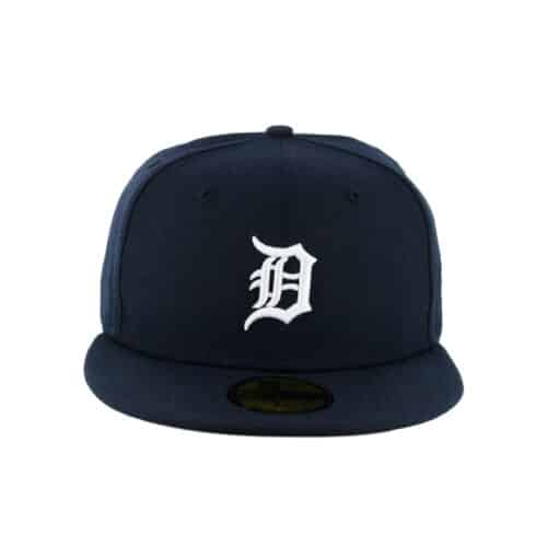 New Era 59Fifty Detroit Tigers Home Fitted Hat Dark Navy Front