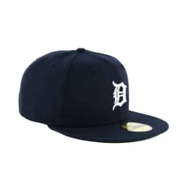 New Era 59Fifty Detroit Tigers Home Fitted Hat Dark Navy