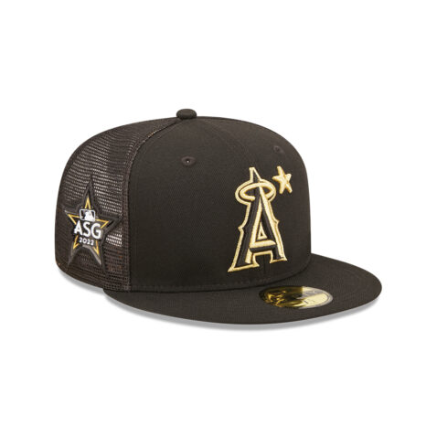 New Era 59Fifty Los Angeles Angels Game 2022 All-Star Fitted Hat Black Right Front