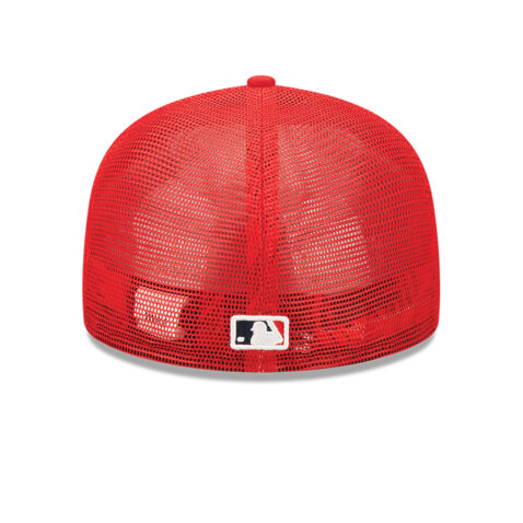 New Era 59Fifty Los Angeles Angels Game Workout 2022 All-Star Fitted Hat Scarlet Red Back