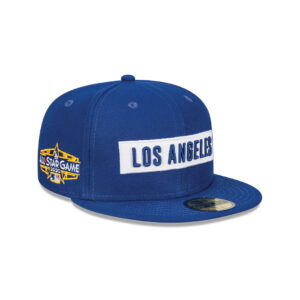 New Era 59Fifty Los Angeles Dodgers All Star Game 2022 Fan Pack Multi Patch Fitted Hat Dark Royal