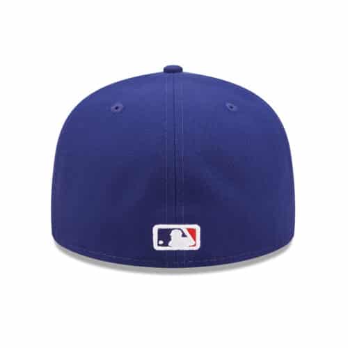 New Era 59Fifty Los Angeles Dodgers Comic Cloud Fitted Hat Dark Royal Back