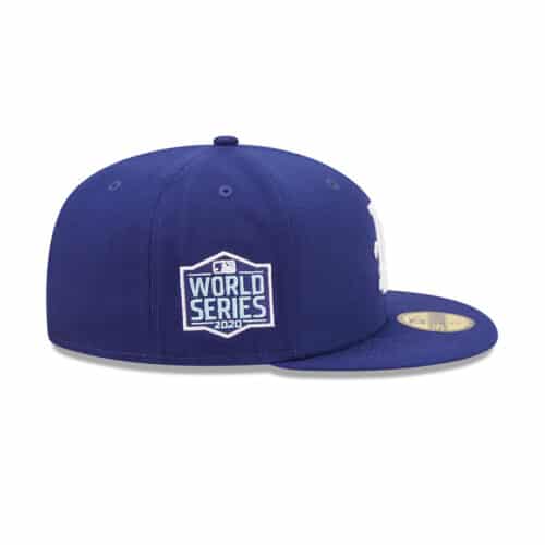 New Era 59Fifty Los Angeles Dodgers Comic Cloud Fitted Hat Dark Royal Right