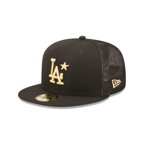 New Era 59Fifty Los Angeles Dodgers Game 2022 All-Star Fitted Hat Black Left Front