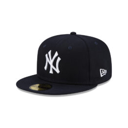 New Era 59Fifty New York Yankees Cloud Icon Fitted Hat Dark Navy