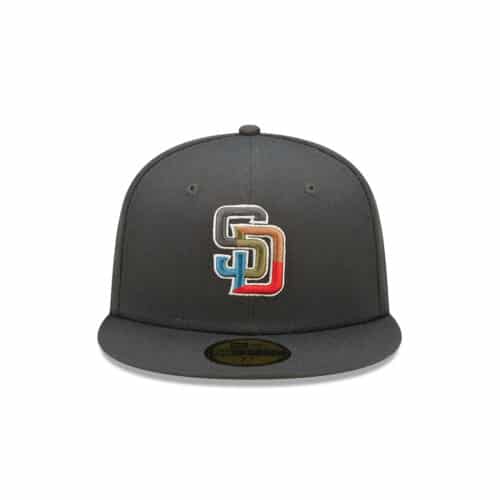 New Era 59Fifty San Diego Padres Color Pack Multi Fitted Hat Graphite Front