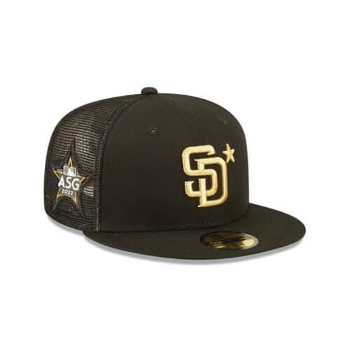 New Era 59Fifty San Diego Padres Game 2022 All-Star Fitted Hat Black Right Front