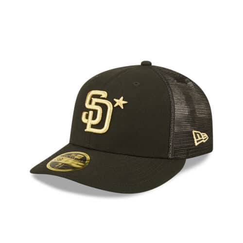 New Era 59Fifty San Diego Padres Game Low Profile 2022 All-Star Fitted Hat Black Left Front