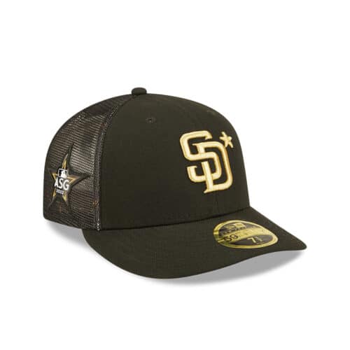 New Era 59Fifty San Diego Padres Game Low Profile 2022 All-Star Fitted Hat Black Right Front