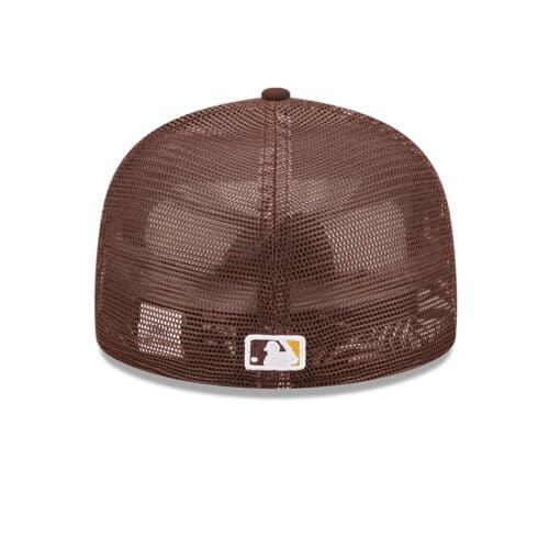 New Era 59Fifty San Diego Padres Game Workout 2022 All-Star Fitted Hat Burnt Wood Brown Back