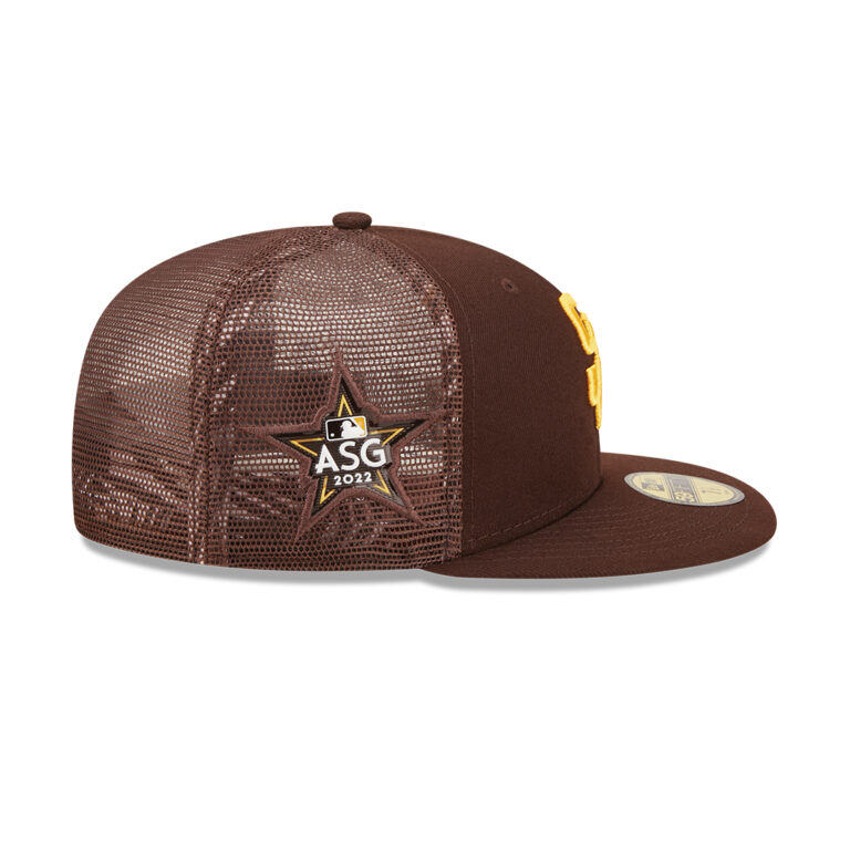 New Era 59Fifty San Diego Padres Game Workout 2022 All-Star Fitted Hat Burnt Wood Brown Right New Era 59Fifty San Diego Padres Game Workout 2022 All-Star Fitted Hat Burnt Wood Brown Right