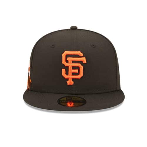 New Era 59Fifty San Francisco Giants Cloud Icon Fitted Hat Black Front