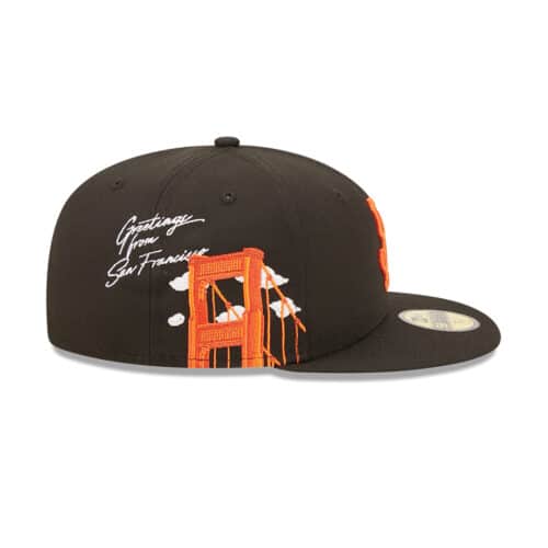 New Era 59Fifty San Francisco Giants Cloud Icon Fitted Hat Black Right