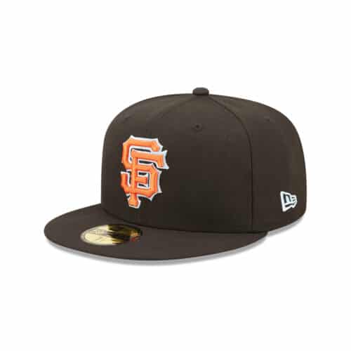 New Era 59Fifty San Francisco Giants Cloud Undervisor Fitted Hat Black Left Fron