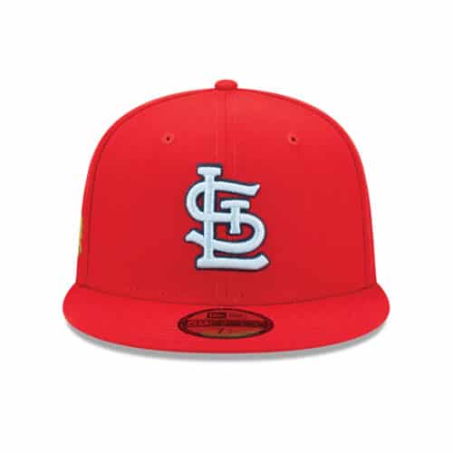 New Era 59Fifty St. Louis Cardinals Clouds Undervisor Fitted Hat Scarlet Red Front
