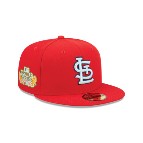 New Era 59Fifty St. Louis Cardinals Clouds Undervisor Fitted Hat Scarlet Red Right Front