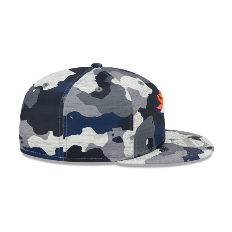 New Era 9Fifty Denver Broncos Training Camp Snapback Hat Blue Camo Right New Era 9Fifty Denver Broncos Training Camp Snapback Hat Blue Camo Right