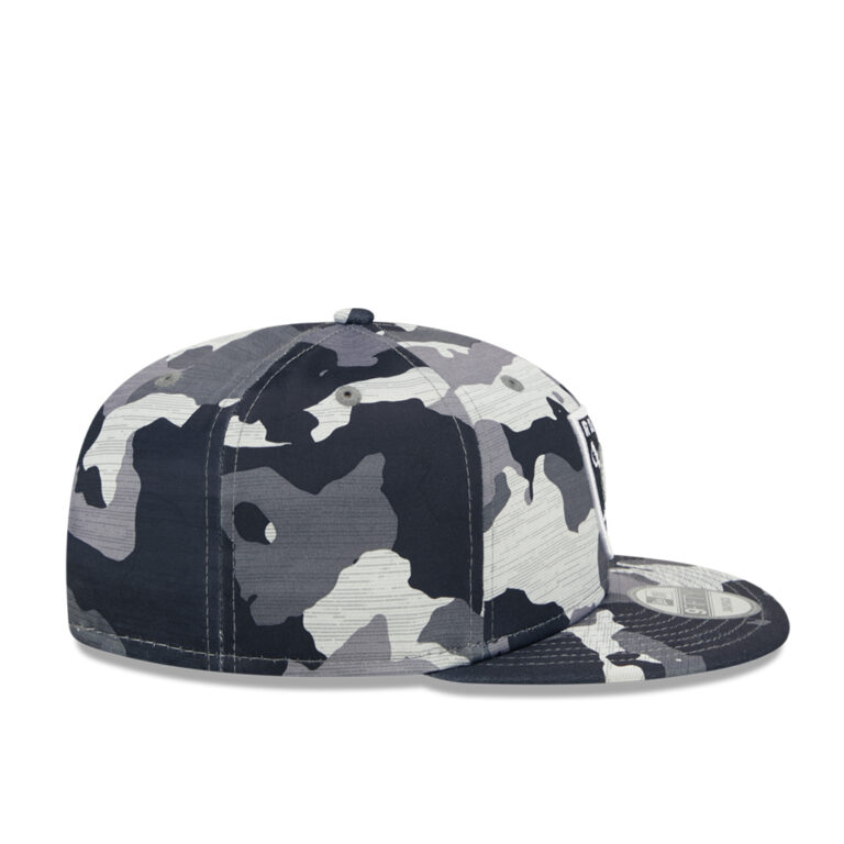 New Era 9Fifty Las Vegas Raiders Training Camp Snapback Hat Black Camo Right New Era 9Fifty Las Vegas Raiders Training Camp Snapback Hat Black Camo Right