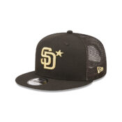 New Era 9Fifty San Diego Padres Game 2022 All-Star Snapback Hat Black Left Front