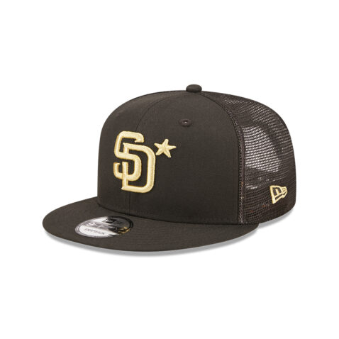 New Era 9Fifty San Diego Padres Game 2022 All-Star Snapback Hat Black Left Front