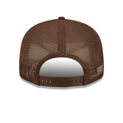 New Era 9Fifty San Diego Padres Game Workout 2022 All-Star Snapback Hat Burnt Wood Brown back
