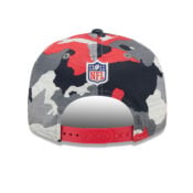 New Era 9Fifty San Francisco 49ers Training Camp Snapback Hat Red Camo back