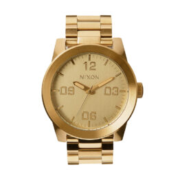 Nixon Corporal SS Watch All Gold Front