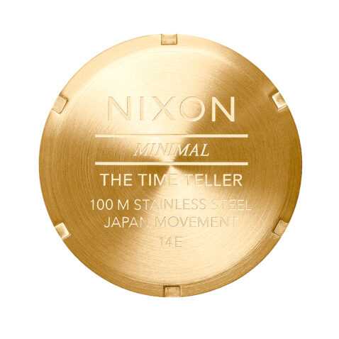 Nixon Time Teller Watch All Gold Gold