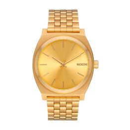 Nixon Time Teller Watch All Gold Gold